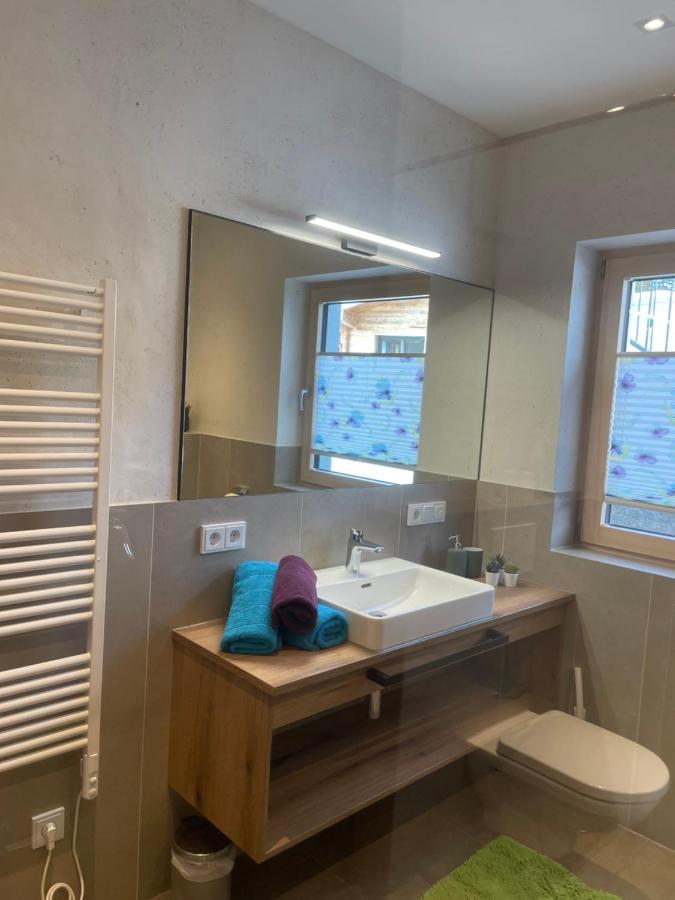 Ferienwohnung Traumblick -Familie Seber Mittersill Bagian luar foto